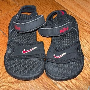 Nike black sandals